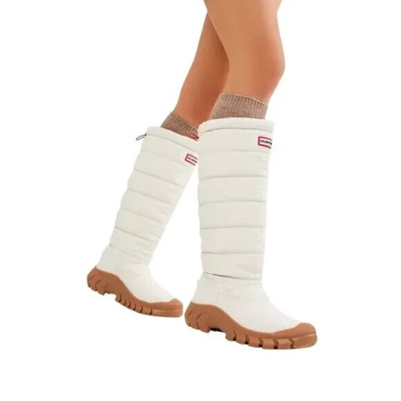 Hunter - Ladies’ Intrepid Tall Snow Boots (White Willow) - Picture 2 of 7